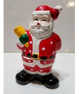 Vintage Santa Clause Salt and Pepper Shaker Japan w/ Stoppers - £18.44 GBP