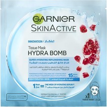Garnier Pomegranate Hydrating Face Tissue Mask for Dehydrated skin - £19.98 GBP