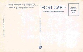 Sears Roebuck Co Plant Atlanta Georgia 1930s postcard - £5.51 GBP