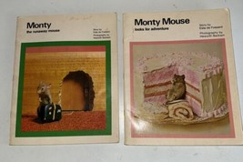 Lot of 2 Monty the Runaway Mouse &amp; Looks for Adventure 1976 Vintage Hong... - $14.84