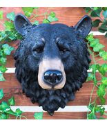 Ebros Large Olympic Black Bear Head Wall Decor Plaque 16&quot;Tall Taxidermy ... - $1,461.49 MXN