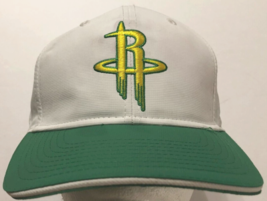 HOUSTON ROCKETS Mardi Gras Galveston Island 2023 Green White Hat Cap One... - $16.31