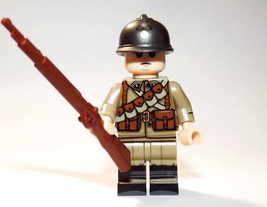 French Army Soldier V3 WW2 Minifigure Custome - £5.97 GBP