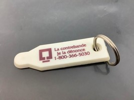Vintage Promo Keyring Saq Keychain Société Des Alcools Quebec Ancien Porte-Clés - £6.57 GBP