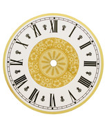 New Fancy Filigree Round Metal Clock Dial with Arabic or Roman Numbers -... - £4.58 GBP+