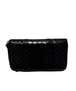 BOTTEGA VENETA Intrecciato Black Leather Long Wallet. - $414.83 CAD