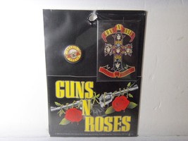 GUNS &amp; ROSES COLLECTOR PACK INCLUDES DECAL - PINBACK - POCKET MIRROR  NE... - £11.61 GBP