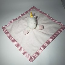 Cloud Island White Pink Sparkle Unicorn 14” Lovey Baby Security Blanket - £7.44 GBP