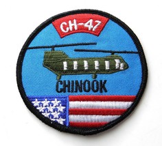 Boeing CH-47 Chinook Twin Engine Helicopter Embroidered Patch 3 Inches - £4.50 GBP