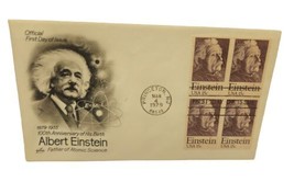 Albert Einstein first day issue cover 1979 ArtCraft envelope  stamps 15 ... - £3.13 GBP