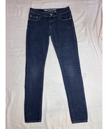 D&amp;B Deep Blue Womens/Junior SZ 5 Charcoal Black Skinny Jeans Rhinestones... - $26.88 CAD