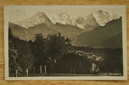 Vintage Postcard Postal History Bern Switzerland Beatenberg Ski Mountains - £10.26 GBP