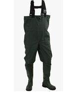FROGG TOGGS Cascades 2-ply Poly/Rubber Boot Foot Chest Wader Mens Sz 10 ... - $84.15