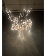 3 Dimensional Animated Standing Buck Lighted Sculpture 48&quot; Tall Works He... - €54,04 EUR