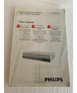 Authentic Philips DVP3050V/37 DVD Player Video Cassette Recorder Owners ... - $616.04 MXN