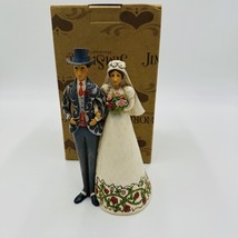 Jim Shore Heartwood Creek Bride and Groom Cake Topper 2006 Figurine 7in ... - $31.50