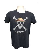 Shonen Jump One Piece Luffy Crossbones Adult Small Black TShirt - £14.28 GBP