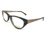English Laundry Eyeglasses Frames ROWETTA TEA LEAF Brown Floral 50-17-135 - $55.91