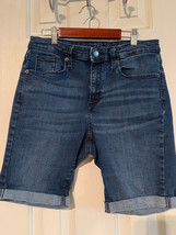 Universal Thread Ladies Size 10/30R Denim High Rise Bermuda Cuff Shorts - £7.18 GBP
