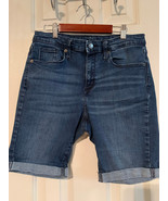 Universal Thread Ladies Size 10/30R Denim High Rise Bermuda Cuff Shorts - £7.05 GBP