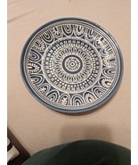 Better homes blue denim stoneware plates With ornate design 1 - $30.66 CAD