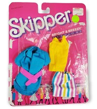 Very Rare 1987 Mattel Barbie Skipper Bright &amp; Breezy #4539 Fashion - £24.31 GBP