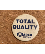 Vintage Marco Shipyard Pin Advertising Seattle Maritime History - £8.07 GBP