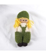 Small Crochet Boy Doll Vintage Handmade - £12.51 GBP