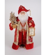 Karen Didion Santa Claus CC18-73 Lighted Scarlet Jeweled Santa 19 inches - $205.99