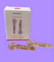 SONÄGE SKINCARE Baby Frioz Mini Icy Globes in Lilac NIB - £19.54 GBP