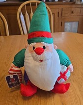 Holiday Time walmart 1992 collectibles parachute elf/santa 15 inch - $18.54