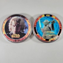 Star Wars Tins Lenticular with Yoda Grievous Darth Vader Man M&amp;Ms 2006 E... - £9.55 GBP