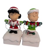 2015 Hallmark Peanuts Wireless Musical Christmas Light Show Linus Sally ... - $917.09 MXN