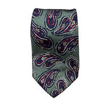 Robert Talbott Studio Mens Tie Green Multi Floral 100% Silk 58.5&quot;L X 3.75&quot;W - £10.67 GBP