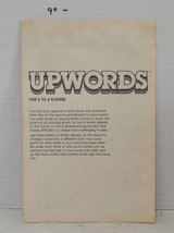 Vintage 1983 Milton Bradley Upwords Replacement Game Instructions #2 - £11.65 GBP