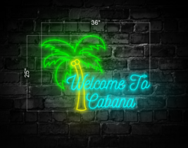 Welcome To Cabana | LED Neon Sign - £236.60 GBP