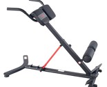 Sunny Health &amp; Fitness Hyperextension incline,flat Roman Chair with Dip ... - $236.99
