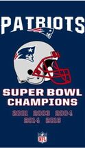 Super Bowl Champions Patriots Flag 3X5 Ft Polyester Banner USA 90x150cm - $18.99