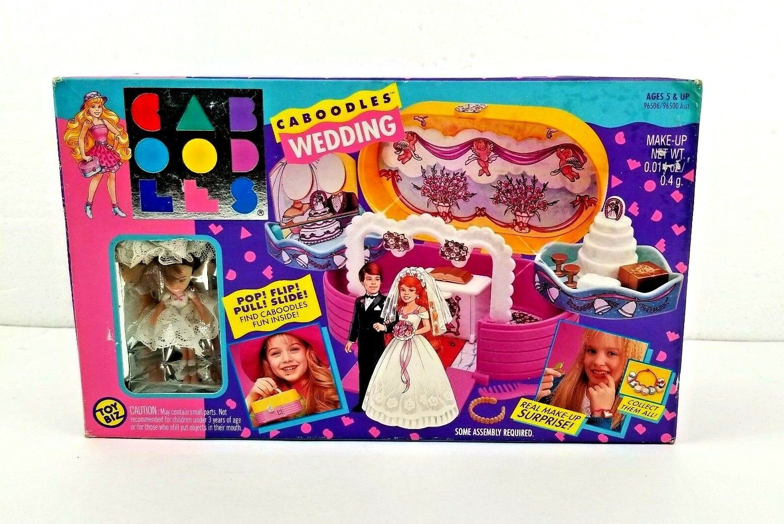 Vintage Caboodles Wedding Play Set Doll Toy Biz 1993 Rare NEW SEALED - $224.99