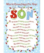 Merry Christmas For Our Son - Christmas Greeting Card - 20913 - $51.04 MXN
