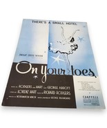 1936 Sheet Music &quot;There&#39;s a Small Hotel&quot; Rodgers &amp; Hart, On Your Toes, A... - $190.06 MXN