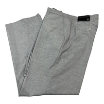J Ferrari Dress Pants Mens XXL 44-46 Heathered Gray Drawstring Waist Lig... - $27.28