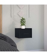 Boa Floating Nightstand - Wall-Mounted Black - $1,778.66 MXN