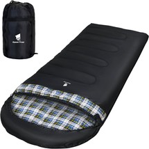 Geertop Portable Sleeping Bag Flannel For Adults Big And Tall Lightweight - £59.03 GBP