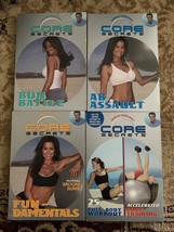 4 Gunnar Peterson’s Core Secrets workout DVD lot Full body Abs Buns Fund... - $11.29