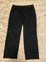 ANN TAYLOR Size 2 Gray Pinstripe CURVY Career Work Dress Pants Slacks Tr... - £12.67 GBP