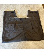 Braggi by Louis Raphael Mens Pleated Cuffed Dress Pants Slacks Size 40x30 - $452.76 MXN