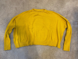 Silence And Noise Long Sleeve Sweater Mustard Size Large From Urban Outfitters - £16.27 GBP