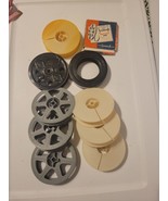 8 Vintage 16mm??? Reels Kodak, Agfa, Tenite ++ 3.5 in diameter - £17.86 GBP