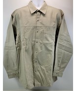 M) Vintage Marlboro Gear &#39;99 Men&#39;s Button Down Long Sleeve Gray Cotton S... - £15.57 GBP